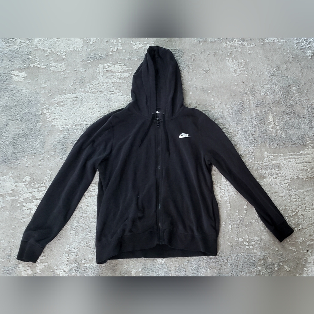 Nike Black Zip-Up Hoodie